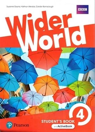 Англійська мова. wider world 4 student's book with active book