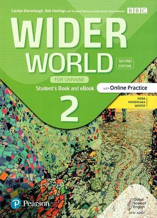 Англійська мова. wider world 2ed level 2 sb + ebook + online op