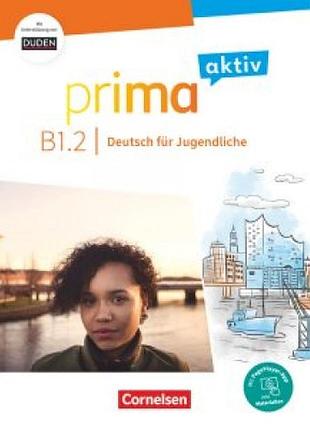 Книга для вивчення німецької мови. prima aktiv b1/2 kursbuch inkl. pageplayer app
