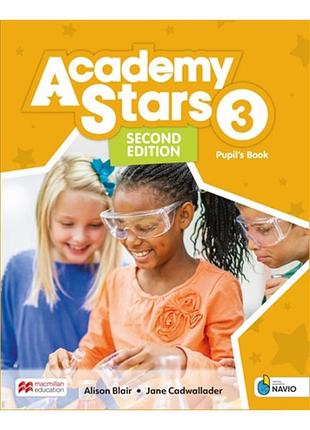 Книга для вивчення англійської мови. academy stars 2nd edition 3 pupil's book with digital