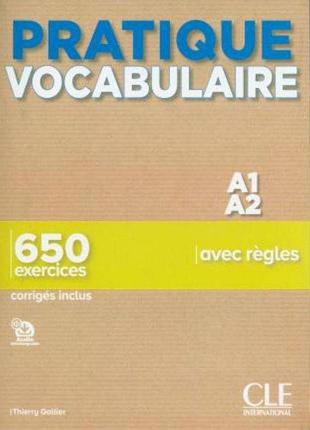 Pratique vocabulaire a1-a2 livre avec corrigés
