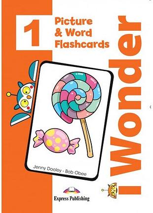 Англійська мова. i wonder 1 picture and word flashcards