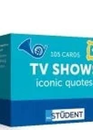 Англійська мова. 105 карток: tv shows