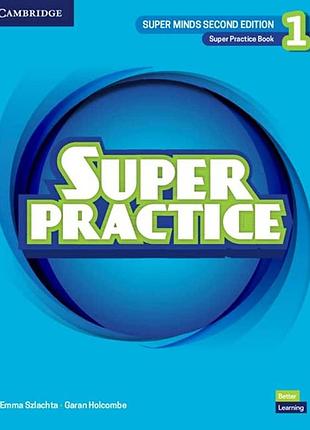 Англійська мова. super minds 2nd ed level 1 super practice book british english