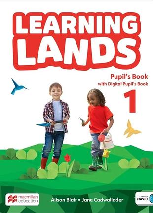Книга для вивчення англійської мови. learning lands level 1 pupil's book with digital