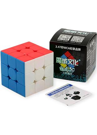 Кубик рубика 3x3 meilong 3c без наклеек moyu