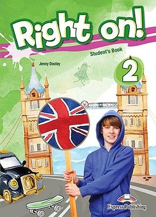 Книга для вивчення англійської мови. right on! 2 students book