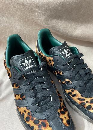 Adidas samba og black green leopard — цена 3500 грн в каталоге