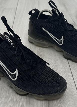 Женские кроссовки nike air vapormax 2021 fk black (24,5 см)