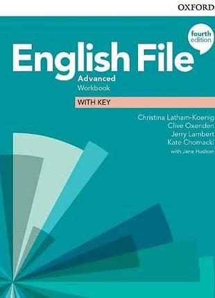 Англійська мова. english file 4th edition level advanced: workbook with key