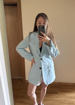 Жакет цупкий котоновий zara