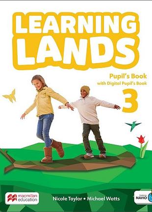 Книга для вивчення англійської мови. learning lands level 3 pupil's book with digital