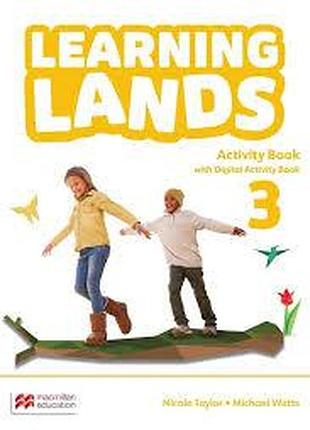 Книга для вивчення англійської мови. learning lands level 3 activity book with digital