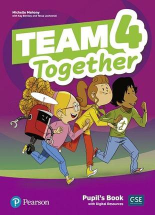 Англійська мова. team together 4 pupils book