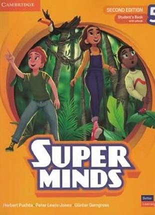 Англійська мова. super minds 2nd edition 5 student's book with ebook