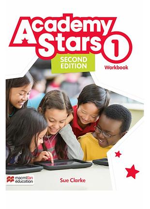 Книга для вивчення англійської мови. academy stars 2ed level 1 workbook with digital workbook