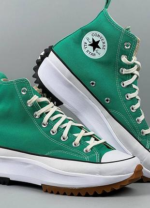 Converse run star hike кеди кросівки кеды кроссовки високі шузы обувь взуття черевики для города класичні повсякденне універсальні конверс платформа