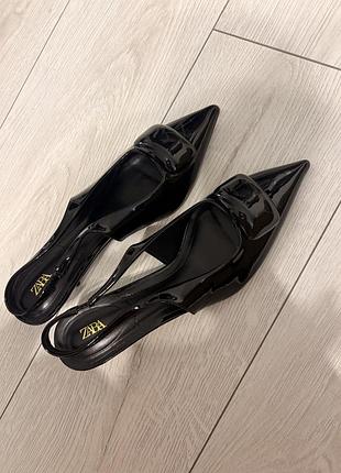 Zara туфлі. zara слінгбеки