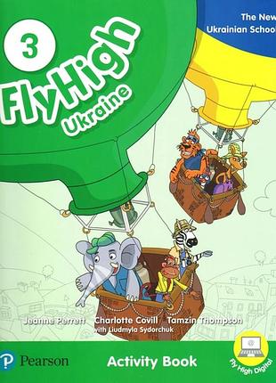 Книга для вивчення англійської мови. fly high ukraine 3 activity book