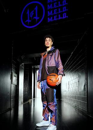 Чоловічі спортивні штани puma  melo iridescent woven men's basketball pants