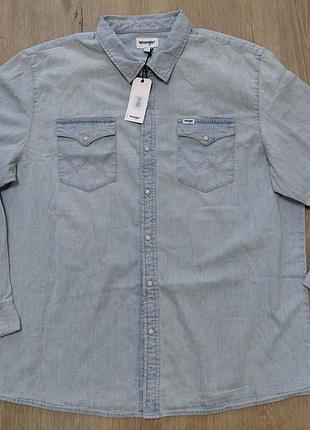 Сорочка джинсова wrangler розм. xxl