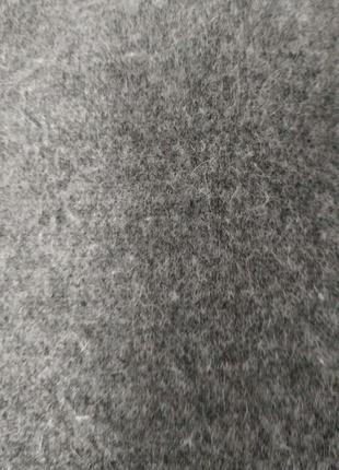 Тепла спідниця міді шерсть кольору хакі3 фото