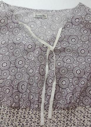 Boysen’s. тоненькое платье туника с длинными рукавами.4 фото