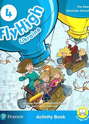 Книга для вивчення англійської мови. fly high 4 activity book