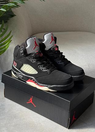 Кроссовки air jordan 5 retro “off‐noir”