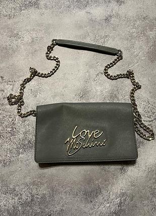 Сумку клатч love moschino
