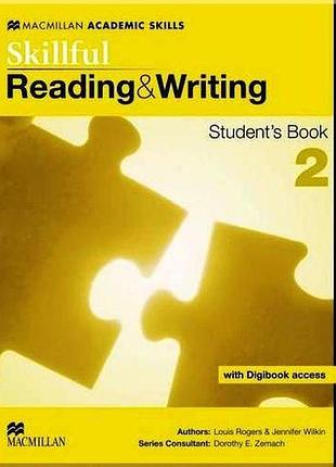 Книга для вивчення англійської мови. skillful: reading and writing 2 student's book with digibook