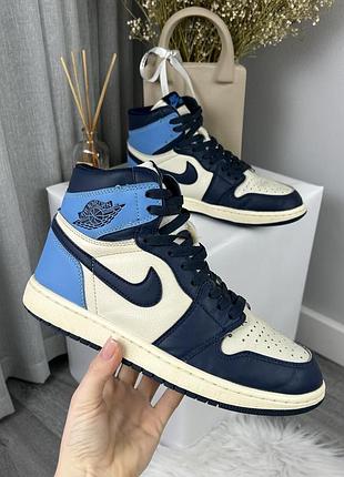 Оригінальні унісекс кросівки nike air jordan 1 retro high