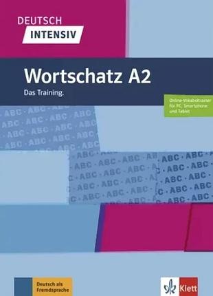 Книга для вивчення німецької мови. deutsch intensiv wortschatz a2 das training. buch + online