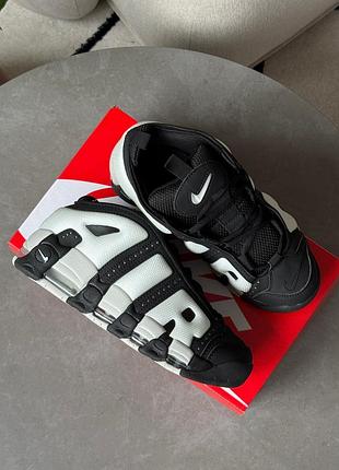 Кроссовки nike air more uptempo low black photon dust