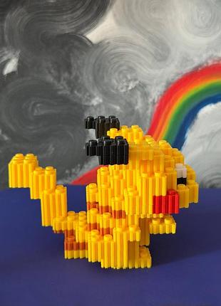 Конструктор пикача 3d qzd blocks 3