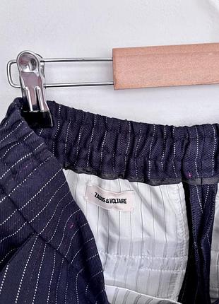 Французькі штани zadig & voltaire з лампасами, віскоза 2