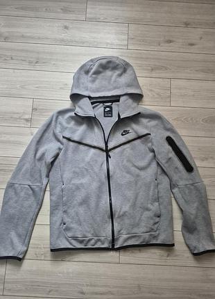 Nike tech fleece зепка серая оригинал р.m-l