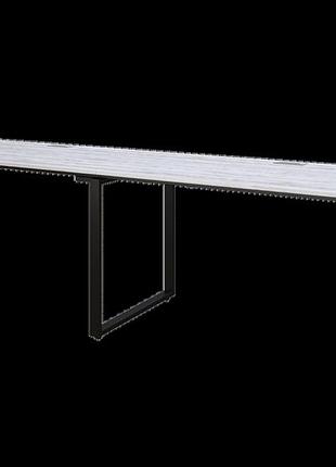 Офисный письменный стол loft details k135 double 270 см сосна лофт, чорний, 36