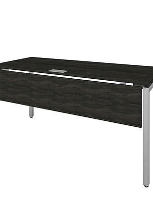 Офисный письменный стол loft details кp120 с царгой дуб крафт золотой серый метал 40*40 180 см, морське дерево, 18