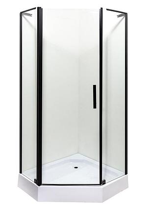 Душевая кабина insana ethna black p91 b 90x90x200 мелкий поддон ( а0048356 )