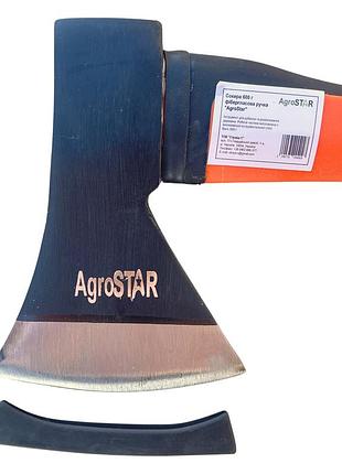 Топор 600 г фиберглассовая ручка"agrostar"