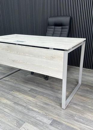 Офісний письмовий стіл loft details ks сосна лофт, сірий, 140 см