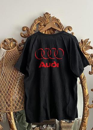 Футболка golden vintage audi racing мерч