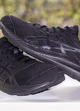 Кроссовки asics jolt 4 running men's 1011b603-001 triple all black 44 р. оригинал