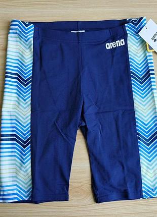 Мужские плавки боксеры джамеры arena multicolor stripes navy-multi 2