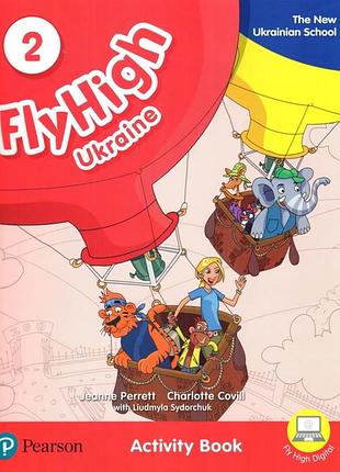 Книга для вивчення англійської мови. fly high ukraine 2 activity book