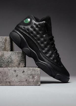 Кроссовки air jordan 13 retro altitude total black