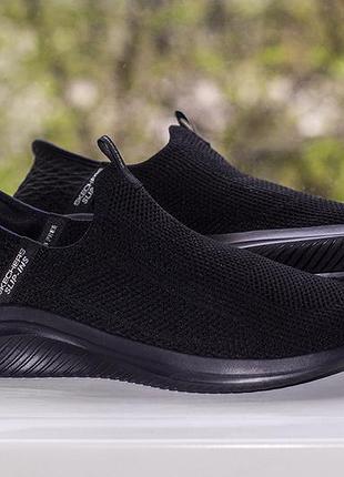 Кросівки skechers ultra flex 3.0 easy win women's 150450 bbk all black 41 р. оригінал