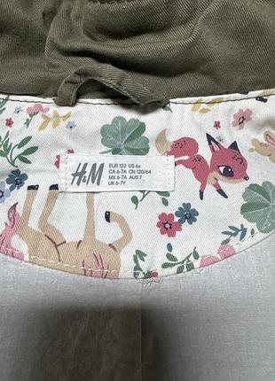 Парка-плащ h&m для дівчинки 6-7 років 3