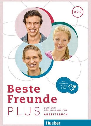 Книга для вивчення німецької мови. beste freunde plus a2/2: arbeitsbuch plus interaktive version